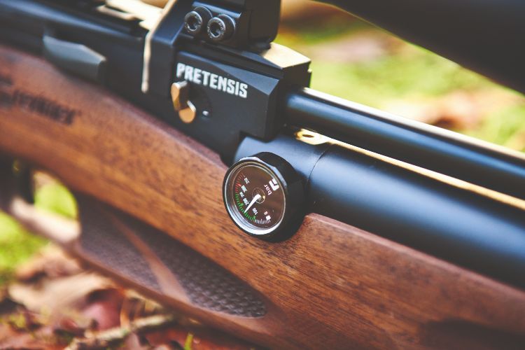 Reximex Pretensis air rifle in Walnut in .177