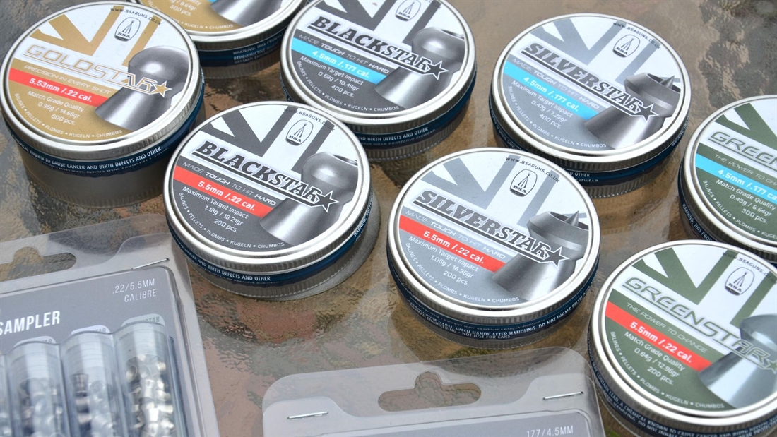 New BSA pellets: Goldstar, Blackstar, Silverstar &#038; non-lead Greenstar