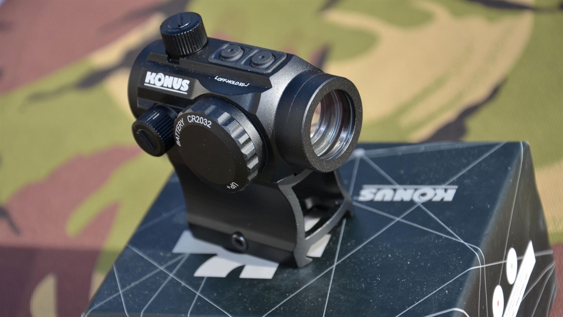 Kit test: Konus Nuclear 1&#215;22 Red/Green Dot sight