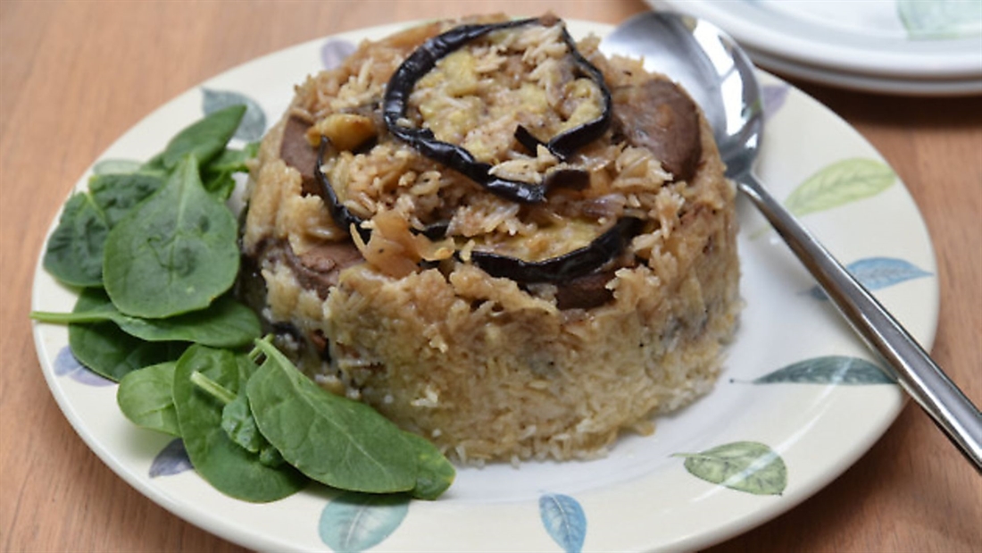 Country Kitchen recipe: Pigeon, aubergine and rice stack