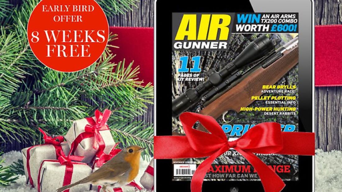 Treat yourself to Air Gunner magazine this Christmas!