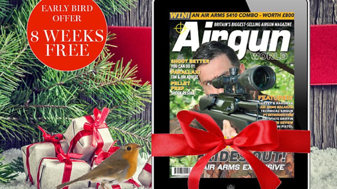 Treat yourself to Airgun World magazine this Christmas!