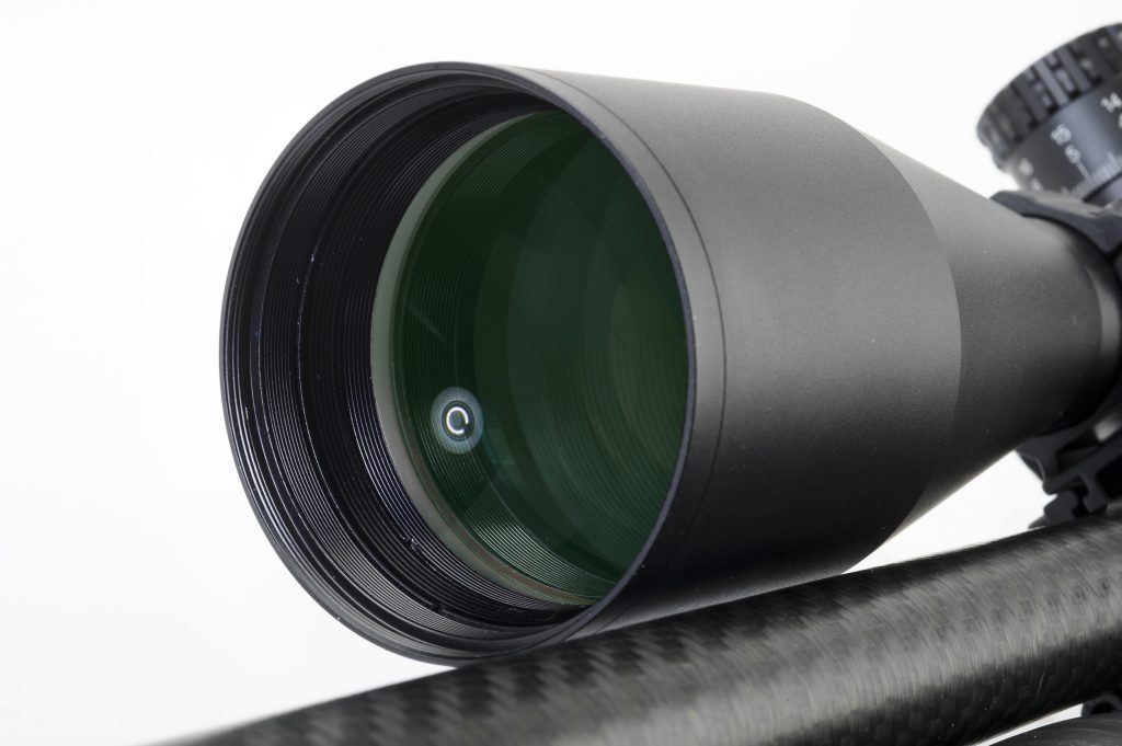 Oversized objective lens