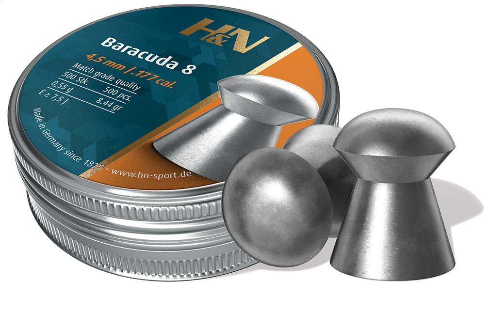 Five of the best domed airgun pellets
