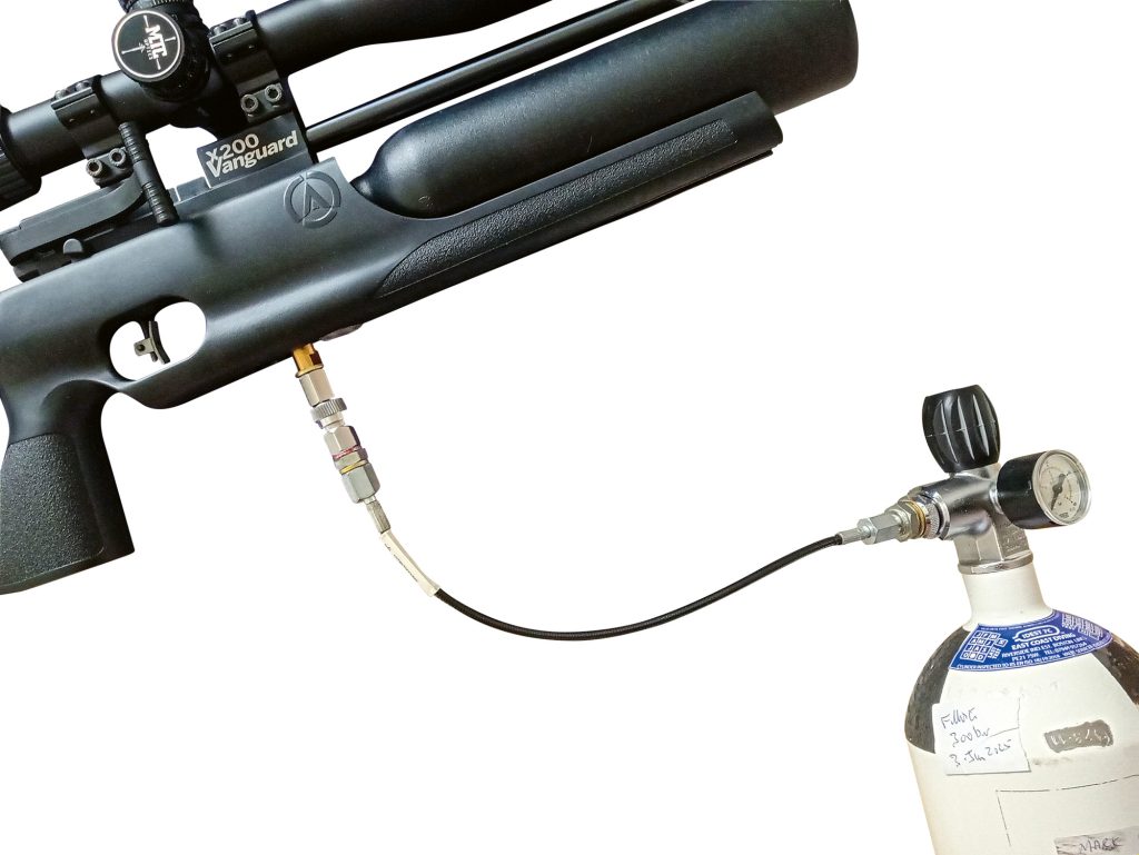 Charging an Air Arms X200 Vanguard