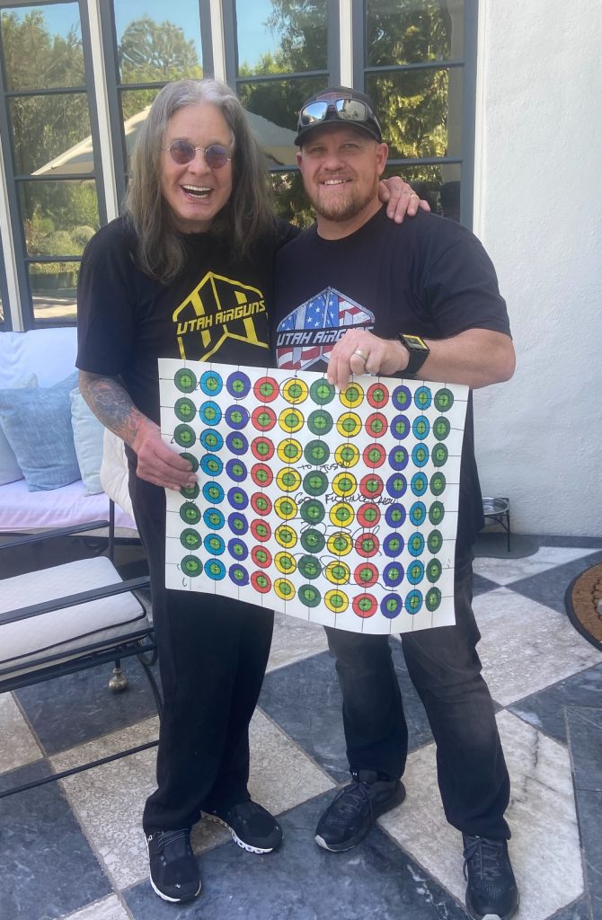 Ozzy Osbourne with Utah Airguns
