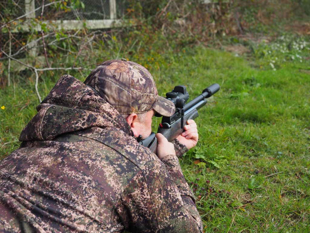 Prone shooting is perfect for modern PCP air rifles
