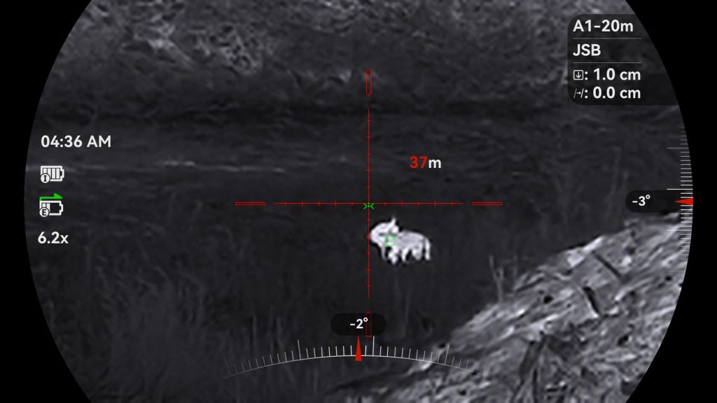 HikMicro NEOS menu and FOV