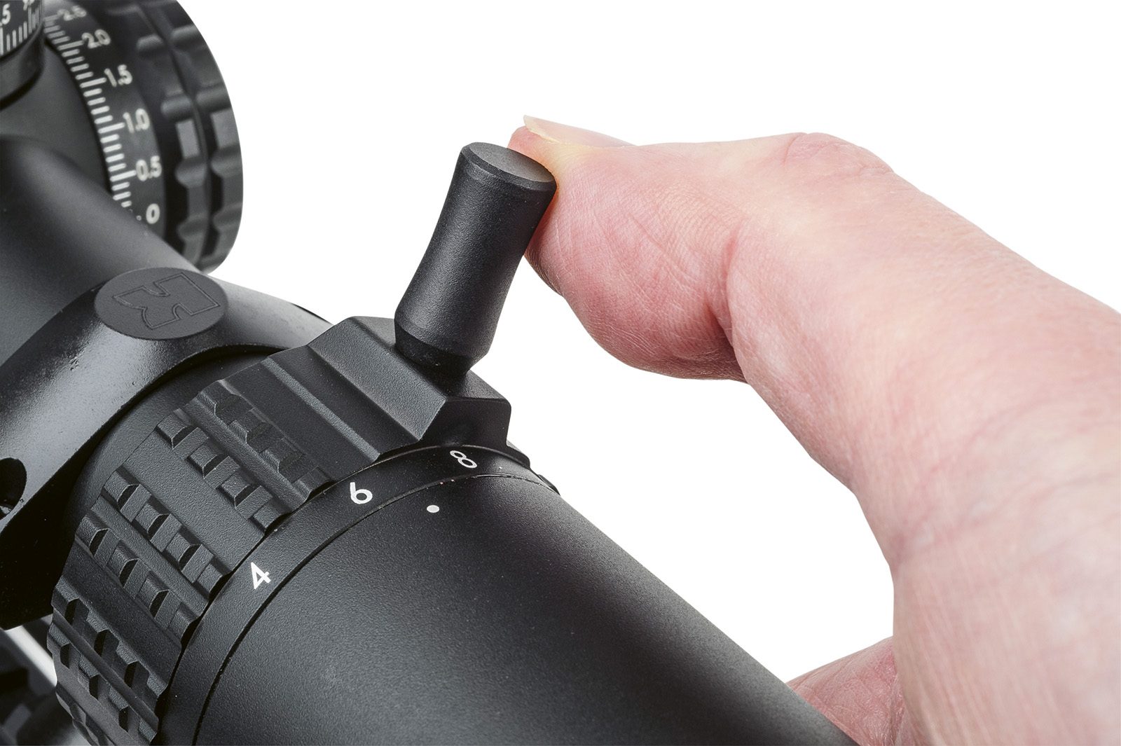 Konus Fearless zoom throw lever fitted to the magnification ring